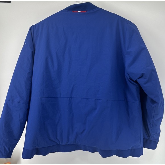 NY‎ Giants Nike Shield Bomber Jacket Blue (Bill McGovern Owned) Blue 3XL - Picture 8 of 9